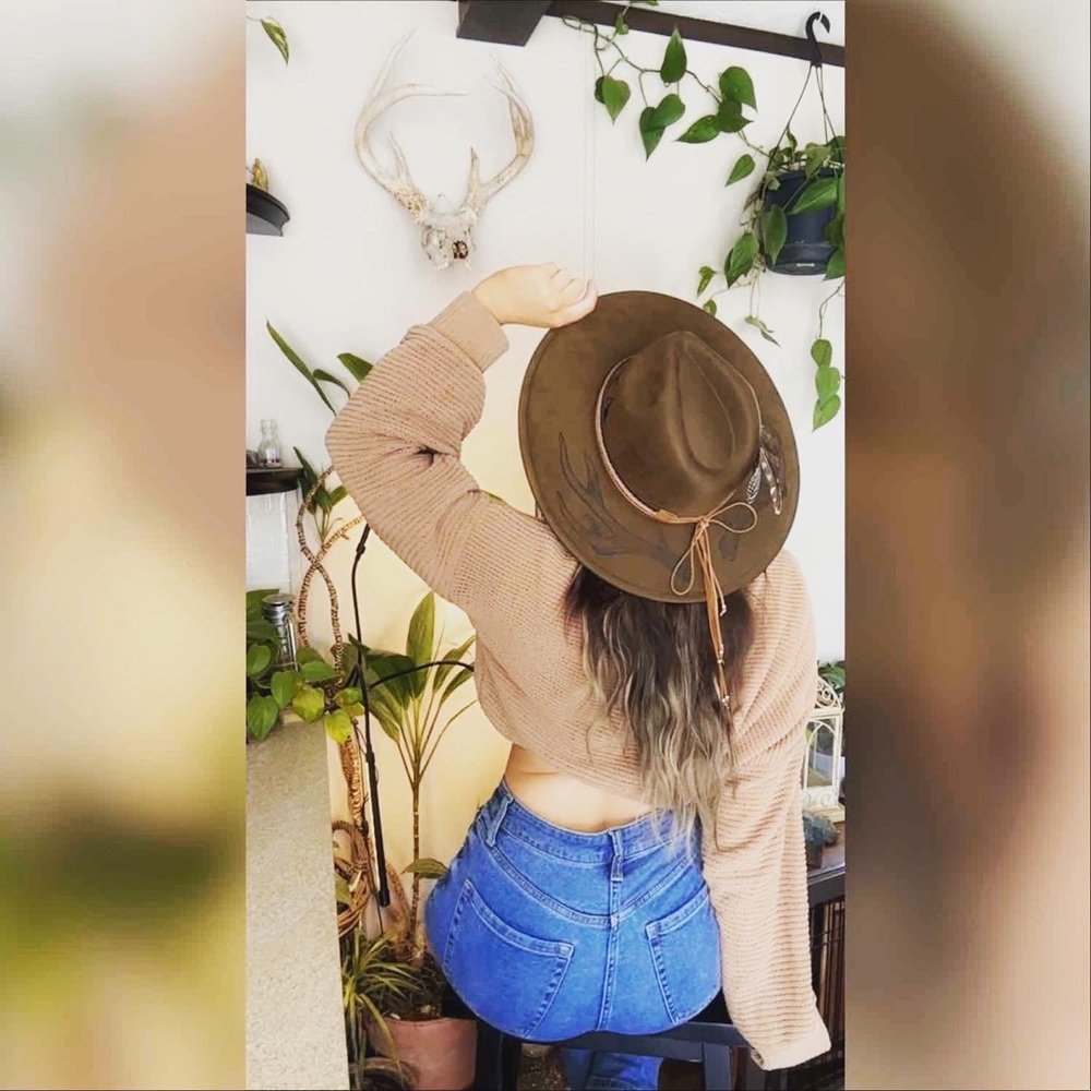 Burned hat
